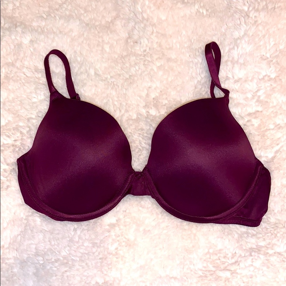 Maroon PINK padded bra (34C)